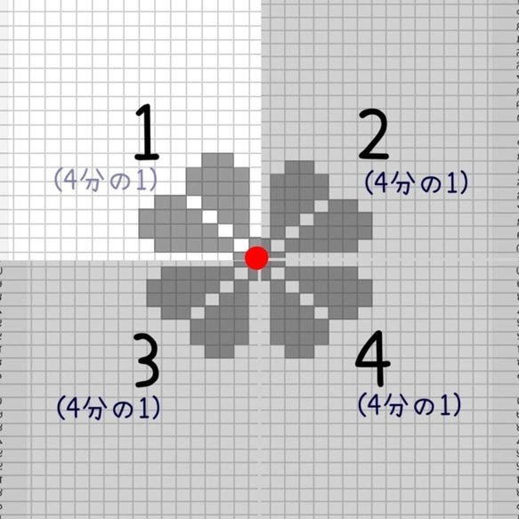 こぎん刺し図案【D09】 2枚目の画像