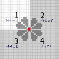 こぎん刺し図案【D10】 2枚目の画像