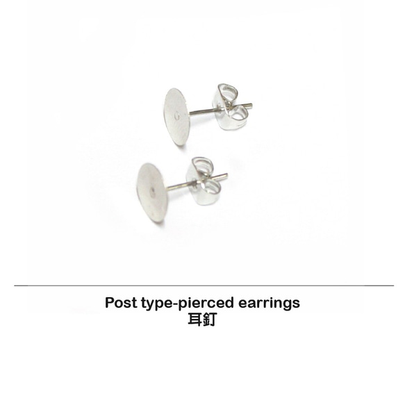 [BSE004] 大正方形拼色日韓手工紙製耳針款式耳環 第7張的照片