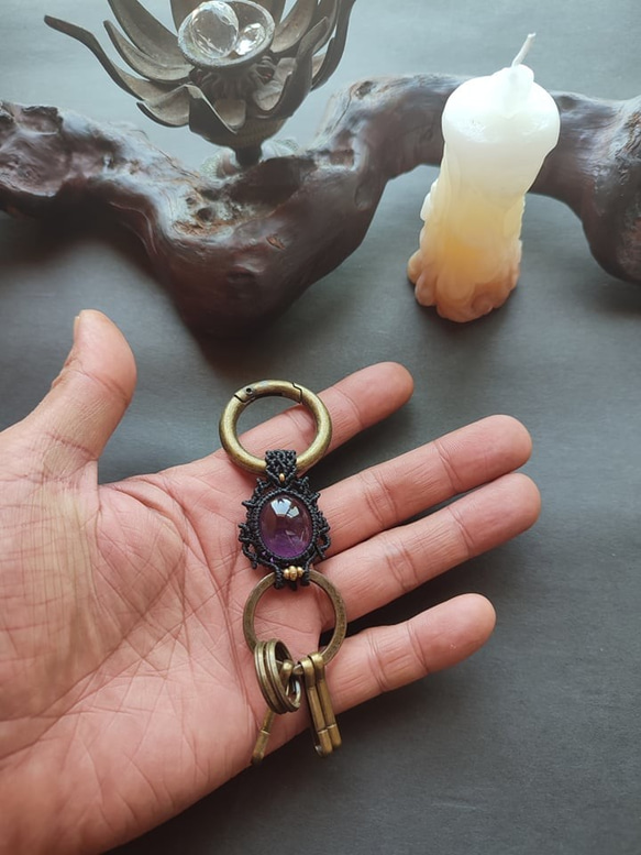 Channeling KEY Holder Amethyst(アメジスト） 2枚目の画像