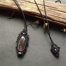 Violet FOG ☆ macrame pendant 3枚目の画像