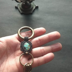 Channeling Key Holder Tibetan Turquoise 1枚目の画像