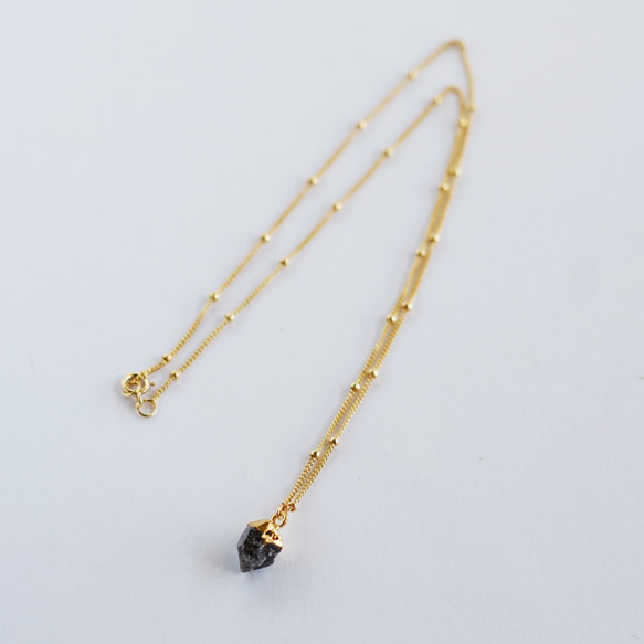 <cocoaz>Natural crystal necklace<受注製作> 5枚目の画像
