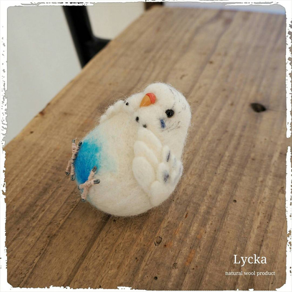 ある様オーダー品◯まんぷくインコちゃん◯セキセイハルクイン 2枚目の画像