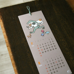 【50%OFF】2022　猫とカエルのカレンダー 7枚目の画像