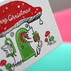 活版印刷カード　クリスマス 5枚目の画像