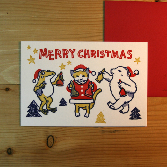 凸版聖誕賀卡 第4張的照片