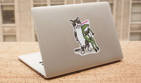 ステッカー　なかよし？　Lサイズ 4枚目の画像