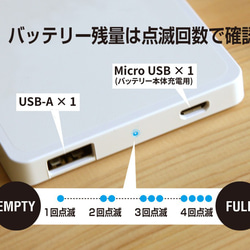 モバイルバッテリー　なかよし？（エメラルドグリーン）【送料無料】 2枚目の画像