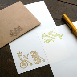 貓和青蛙的字母套裝（凸版印刷） 第3張的照片