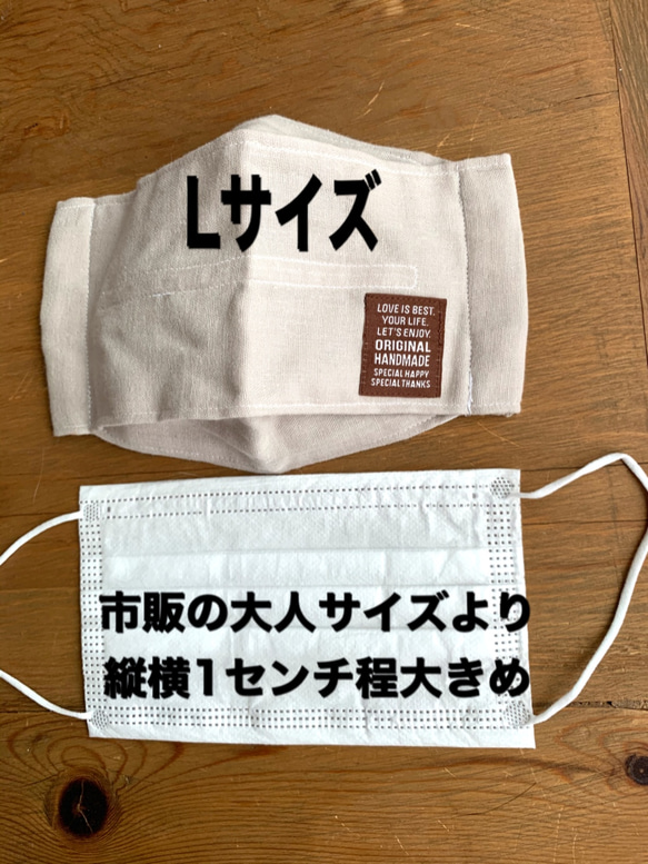 あの大臣と同じ折り返し立体マスク。薄い生地と通気性のいい晒で蒸れにくい。Wワイヤーで息苦しさ軽減。 8枚目の画像