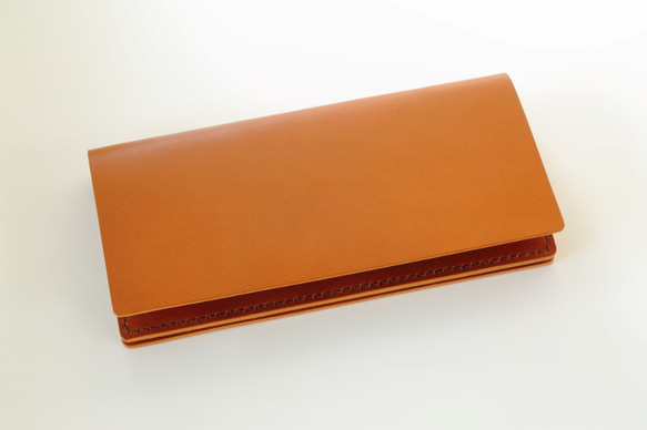 薄型長財布(ブラウン) 1枚目の画像