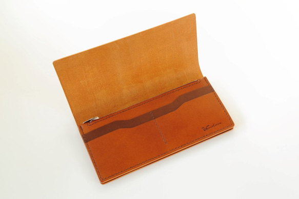 薄型長財布(ブラウン) 2枚目の画像