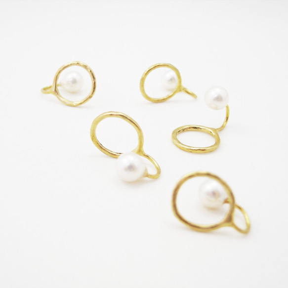 Circle Riversible Earcuff 第1張的照片