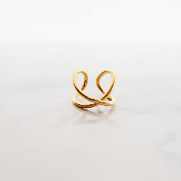 18KGP (K18) Infinity Ear Cuff（金色）[特色] [再次上架 10 次以上] 第1張的照片