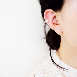 18KGP (K18) Infinity Ear Cuff（金色）[特色] [再次上架 10 次以上] 第6張的照片