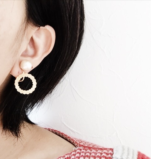 Wreath Earrings 第7張的照片