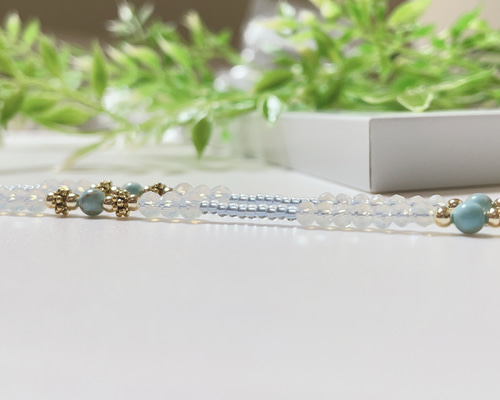 Niki × 金子眼鏡　グラスコード　SV925 ターコイズ Niki × 金子眼鏡 グラスコード SV925 ターコイズ Niki × 金子