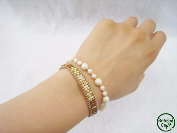 Beading bracelet "HOPE" 2枚目の画像