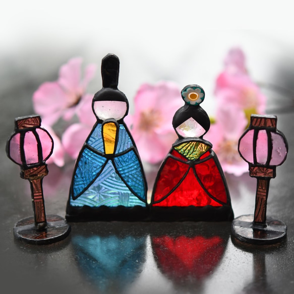 ステンドグラス お雛様 ひな祭り♪ その他インテリア雑貨 もえくる