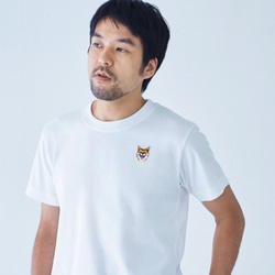 TEE SHIRT SMILE PATCH WHITE for MAN 第2張的照片