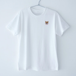 TEE SHIRT SMILE PATCH WHITE for MAN 3枚目の画像