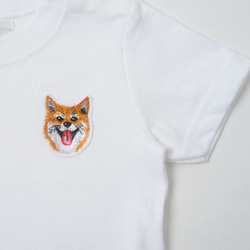 TEE SHIRT SMILE PATCH for BABY (WHITE) 第3張的照片