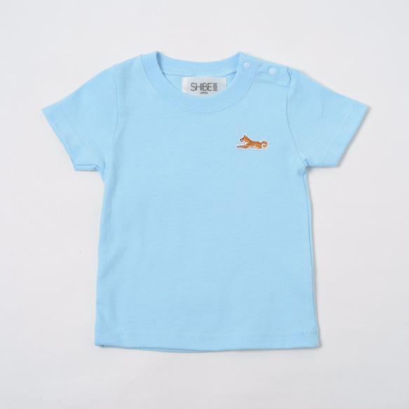 TEE SHIRT SPHINX PATCH for BABY (PALE BLUE) 第1張的照片