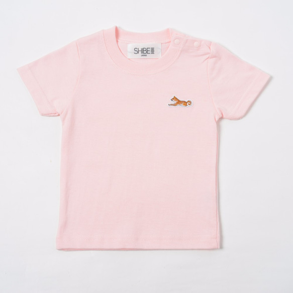 TEE SHIRT SPHINX PATCH for BABY (PALE PINK) 1枚目の画像