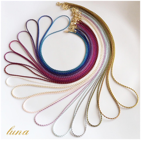 まむち様 オーダーシルクコード ネックレス・ペンダント luna 通販 