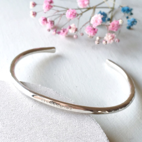 ⭐️シルバー925❣️お洒落⭐️】シルバー × マーカサイト バングル