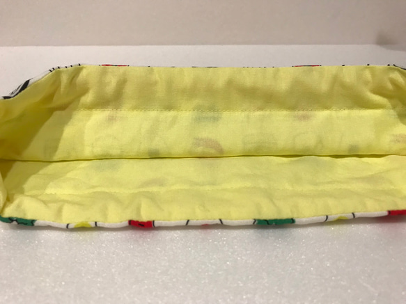 おかず柄×黄色お弁当袋単品 3枚目の画像