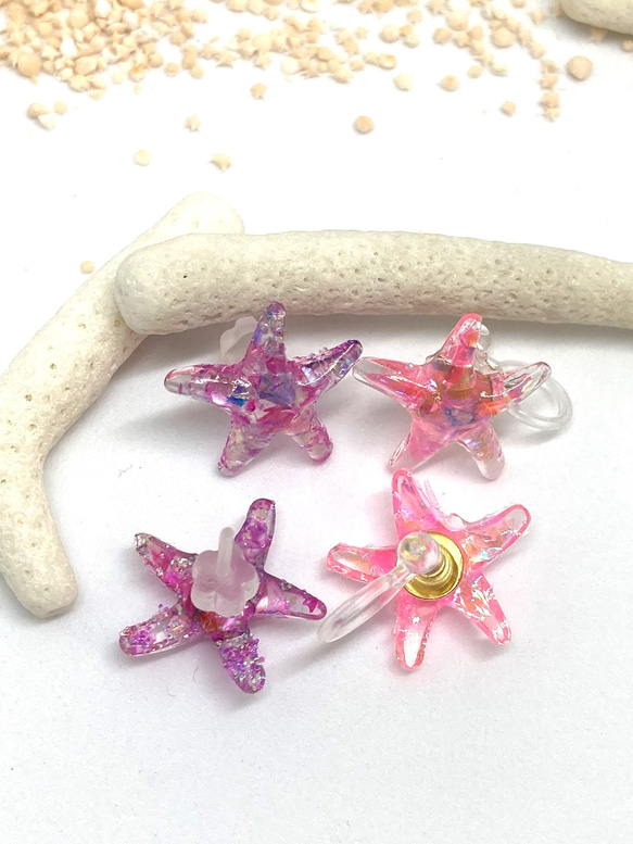 starfish ピアス&ノンホールピアス pair 6枚目の画像