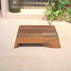 スマホスピーカー　Teak　Heart（チーク ハート）　アンモナイツmini　iphone 5枚目の画像