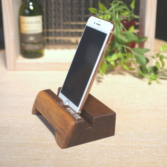 スマホスピーカー　Teak　Sap（チーク サップ）　アンモナイツmini　iphone 2枚目の画像