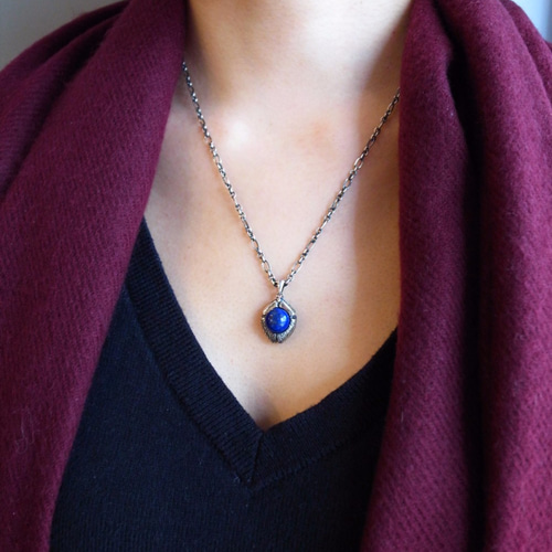 ラピスラズリペンダント　【ピラミッド】 0_3f51212ca189fd103d62614b895d