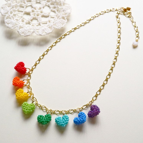 【EVERYBIRTHDAY】Heart Cupid Pearl ネックレース Cupid Heart ネックレス 「Cupid Heart」結婚式アクセサリー