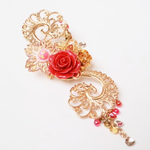 羞花美人＊楊貴妃 中国 中華 歴史 伝説 幻想 ファンタジー 薔薇 バラ