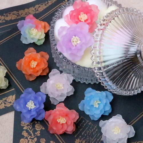 バラのブローチ（マリリン・モンロー）＊薔薇 ローズ 一重咲き 花