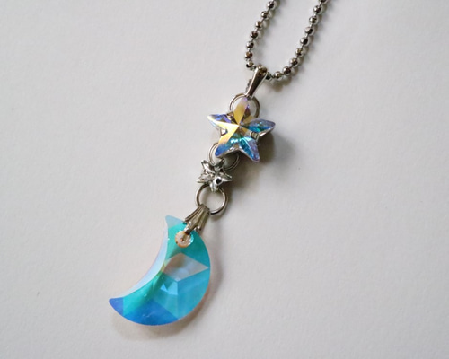 日本未入荷 Girlscrew Blue Moon ブルームーンネックレス/ 3色 0_8db413c4a786831770698695f9af