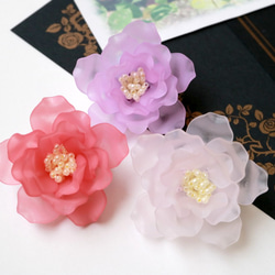 玫瑰胸針(伊麗莎白女王)*Rose Rose Single Bloom Flower Corsage Light Elegant 第5張的照片