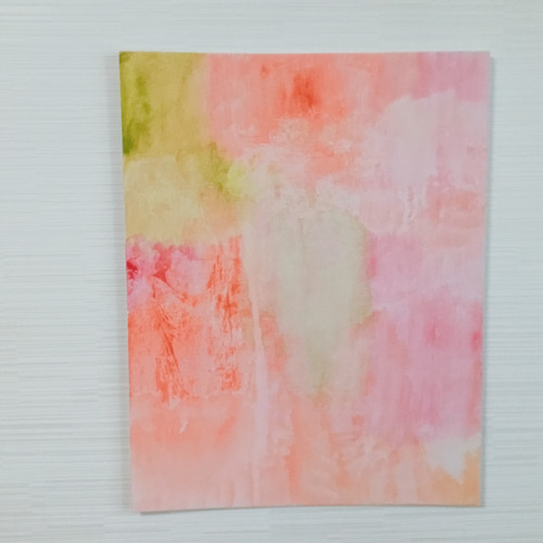 油彩画　「　ポピー　」　原画　3Dキャンパス Therapy Art 水彩画 原画 ホルベイン 薄型キャンバス 絵画 OTOWA