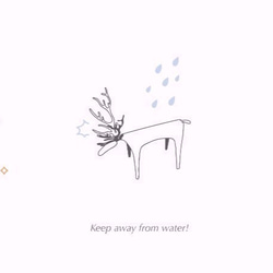 PLEASANT |ステンレス鋼Kuailuギフトカードディアカードステンレススチール - ステンレス製3次元鹿の装飾品ギフトカ 9枚目の画像