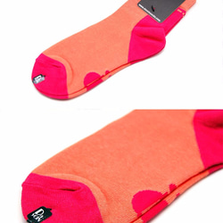 棉襪－女生襪子－簡約襪子－粉紅色短襪 第5張的照片