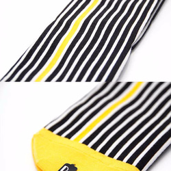 棉襪－女生襪子－簡約襪子－黃色黑色短襪 第6張的照片