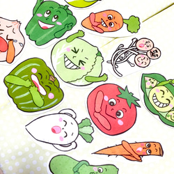 《パネルシアター》やさいのうた保育教材大人気12枚手遊び知育玩具食育幼稚園給食実習幼児野菜の歌 10枚目の画像