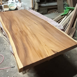 モンキーポット 二枚継ぎ ダイニングテーブル 2 特大