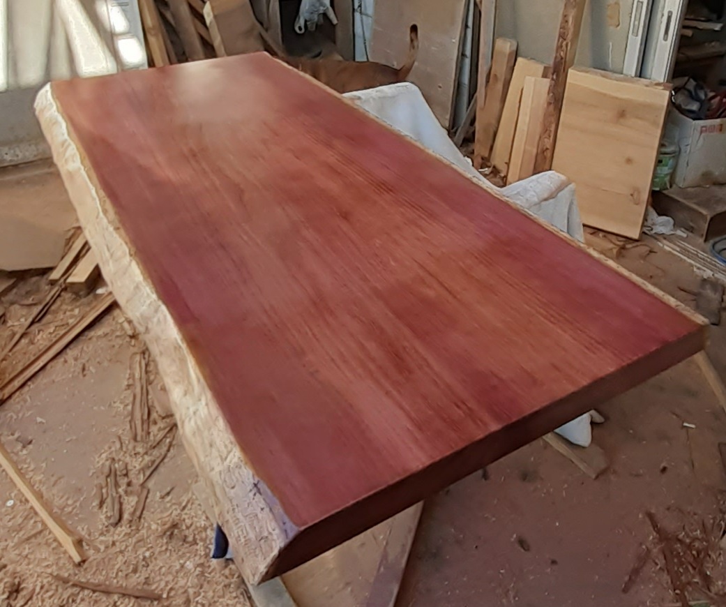 パープルハート　一枚板　最高級　特大