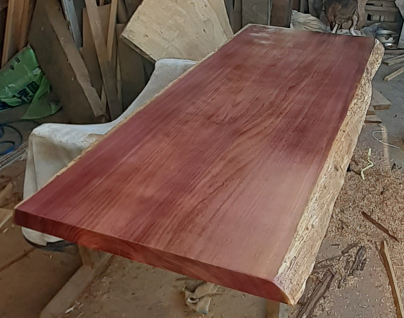 パープルハート　一枚板　最高級　特大 