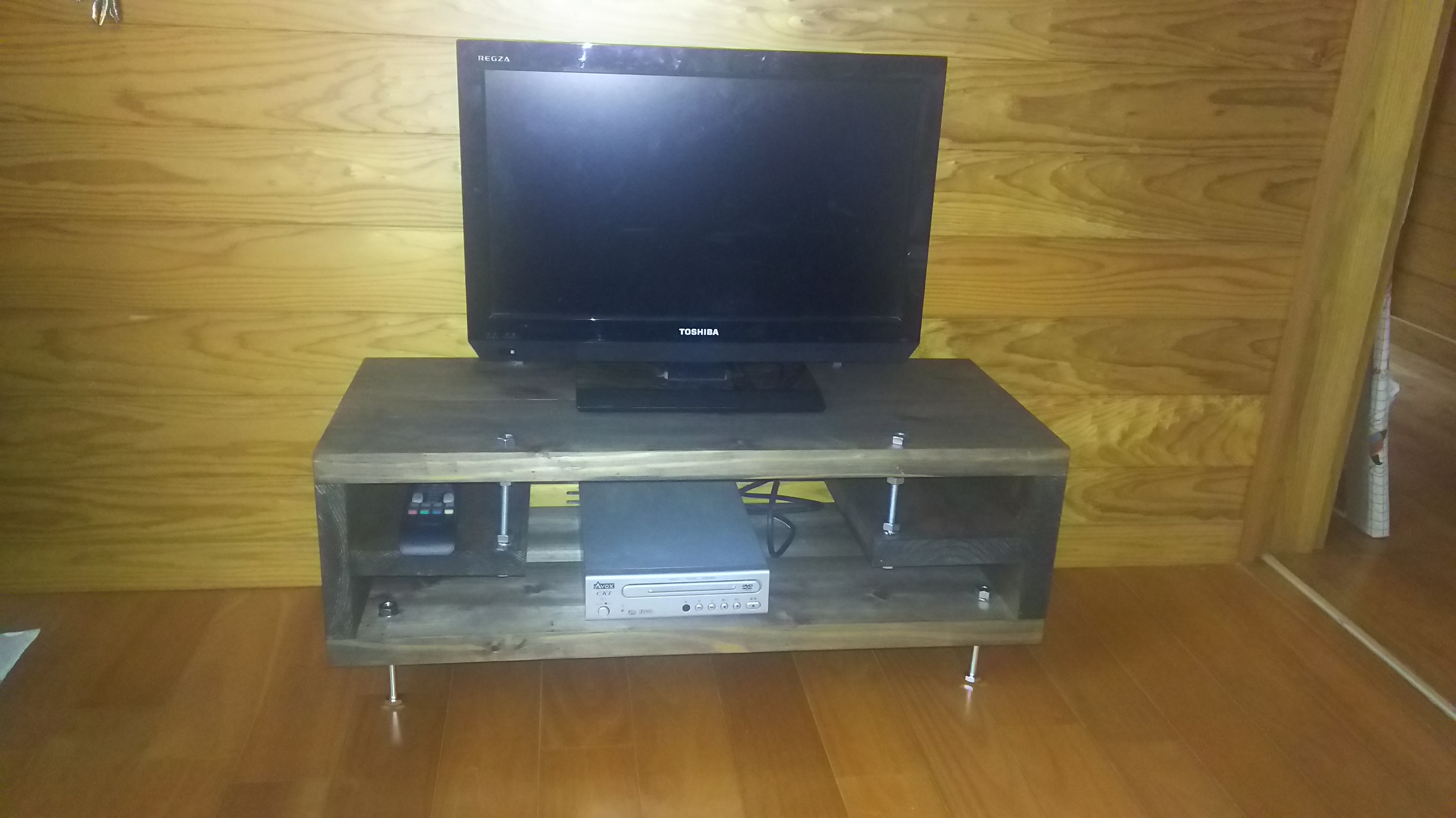 アンティーク風 テレビ台 アイアン